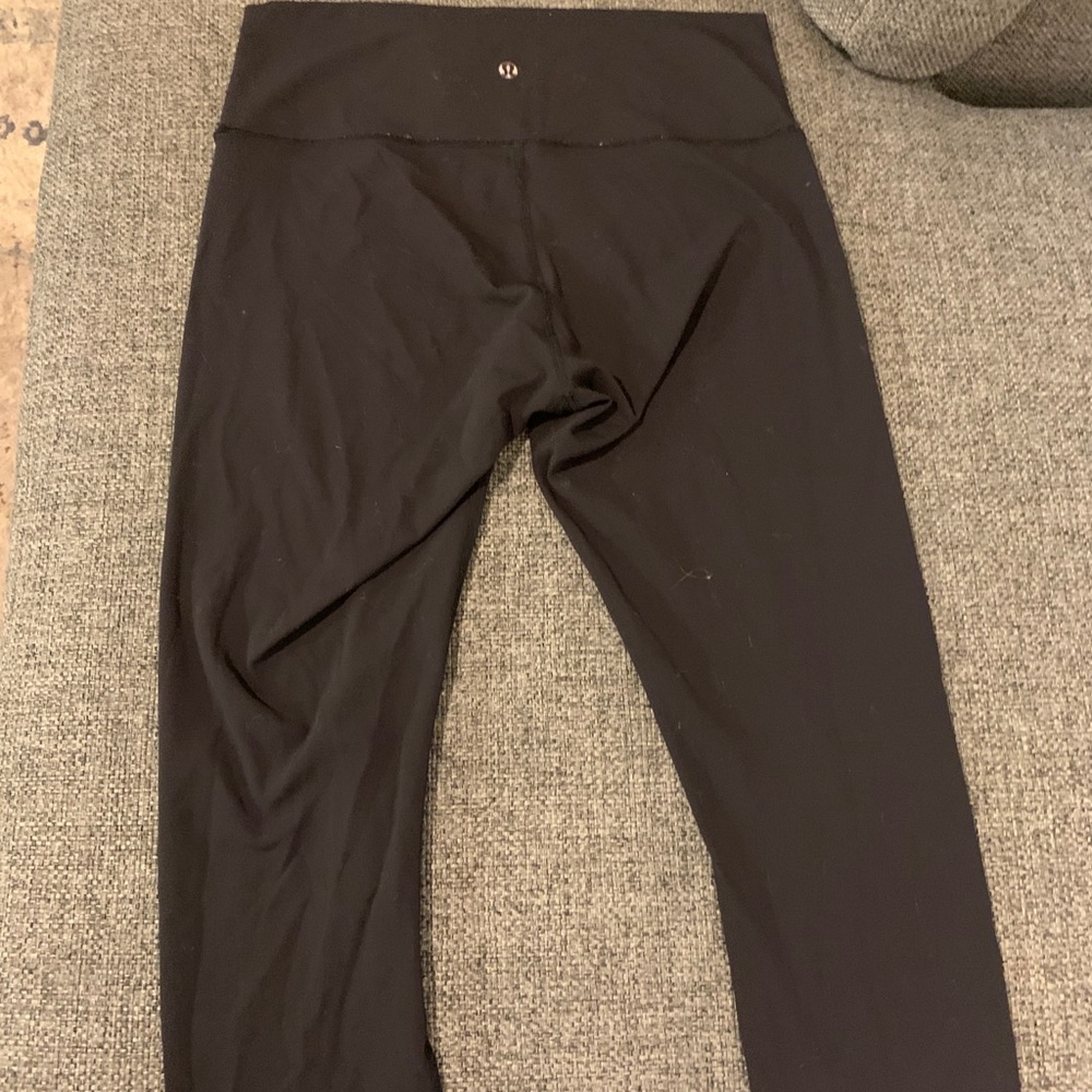 Lululemon black leggings size 10